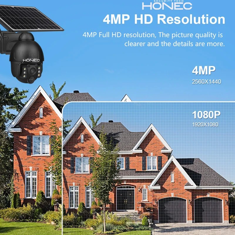 دوربین مداربسته تحت شبکه هونک مدل خورشیدی HN-S588-4G-Solar