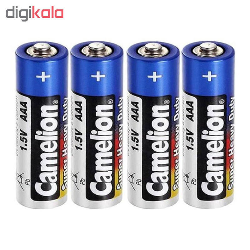 باتری نیم قلمی کملیون مدل Super Heavy Duty بسته 4 عددی