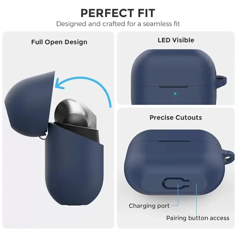 کاور هاپلایت مدل Silicone HL مناسب برای کیس هدفون بی‌سیم سامسونگ Galaxy Buds 3  3 Pro