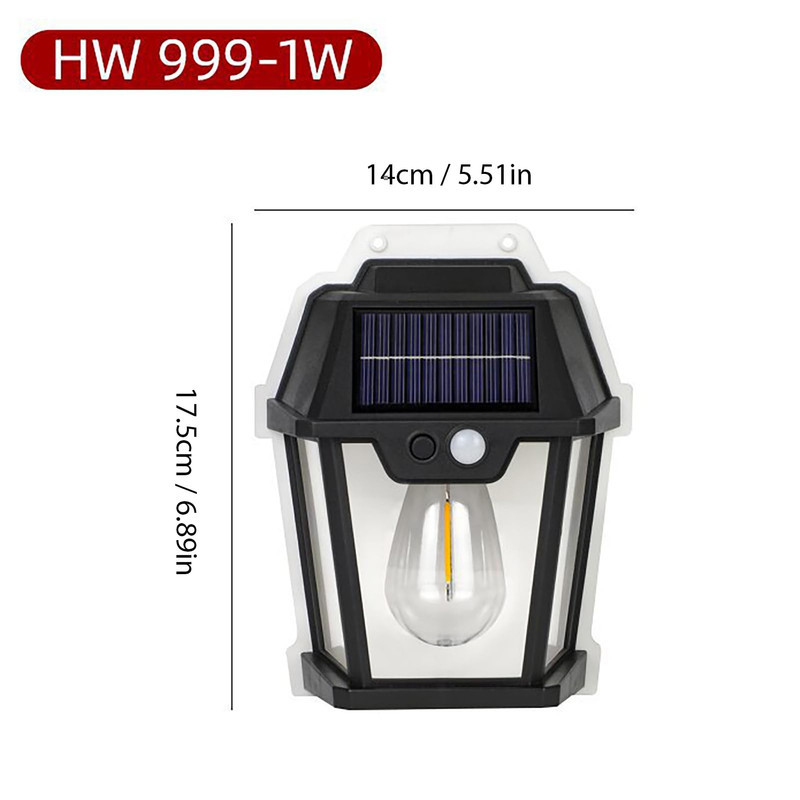 چراغ دیواری طرح خورشیدی مدل HW999-1W