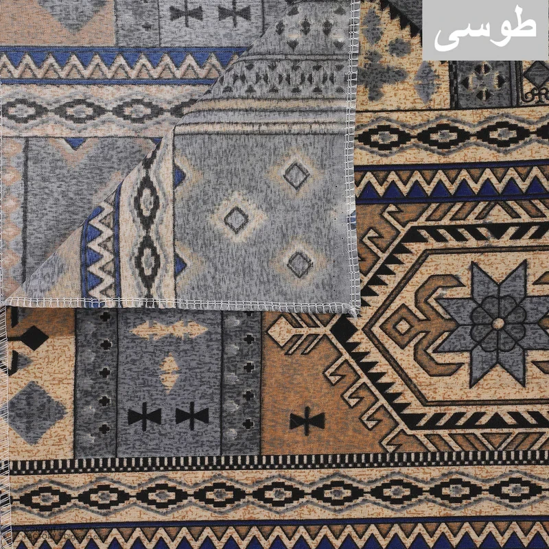 ملحفه تترون ناتوسا مدل عالی قاپو یک نفره سایز 200x90 سانتی‌متر