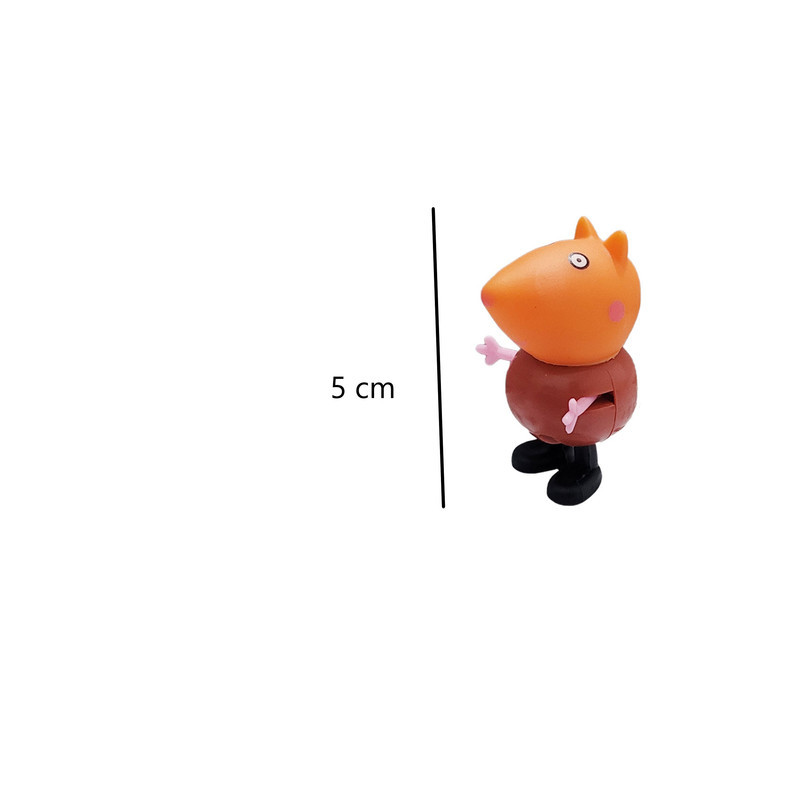 فیگور طرح پپاپیگ مدل Happy pig کد 300 مجموعه 14 عددی