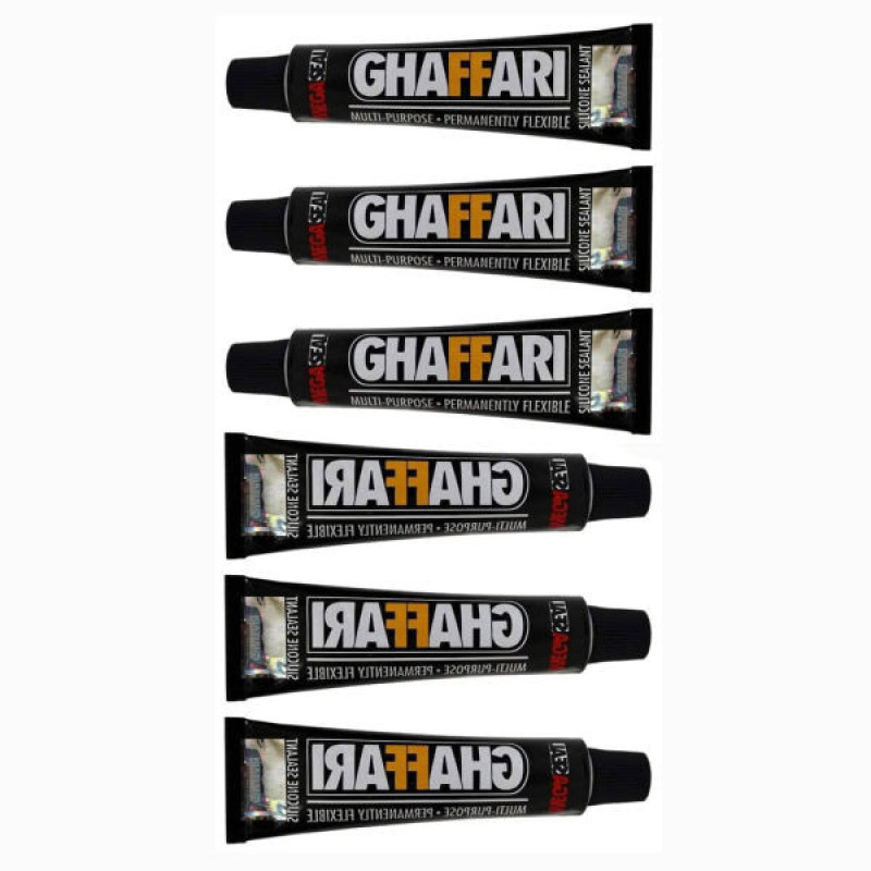 چسب آکواریوم غفاری مدل مگاسیل وزن 30 گرم بسته 6 عددی