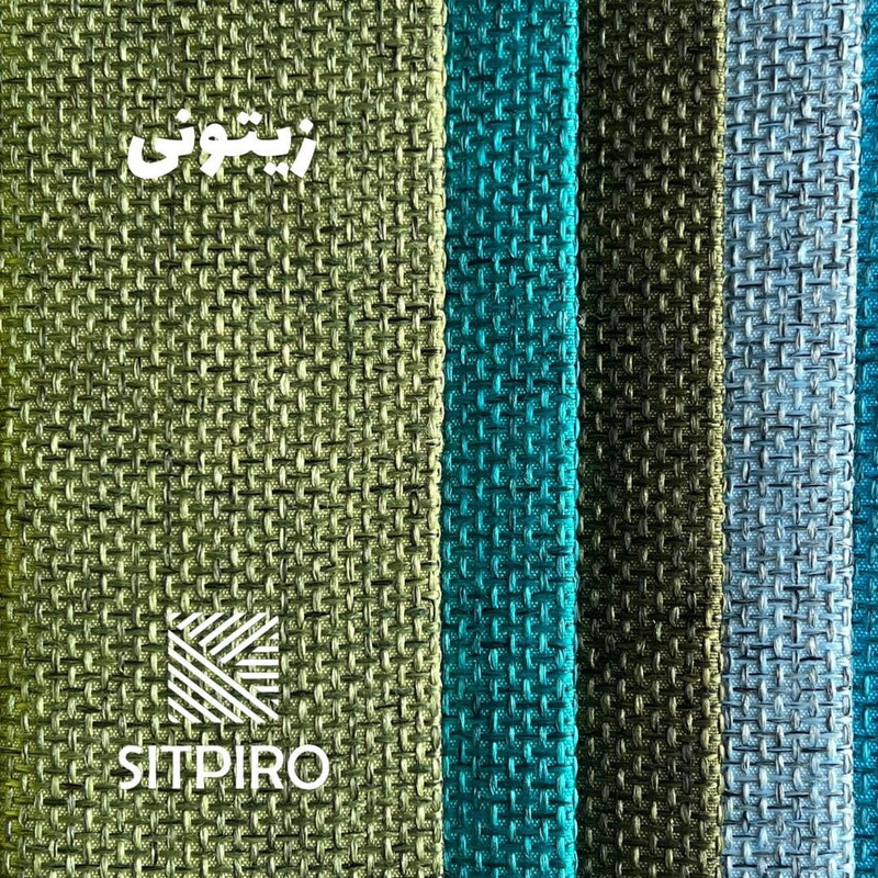 پرده نوین پرده خورشید مدل کتان ملانژ NR117 سایز 180x140 سانتی‌متر