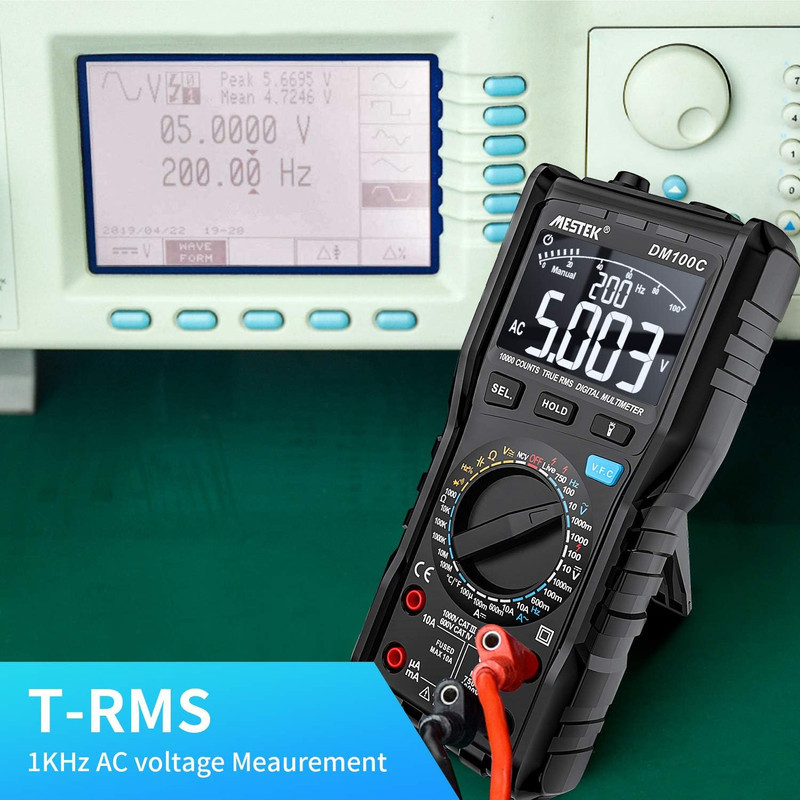 مولتی متر دیجیتال مستک مدل DM100C