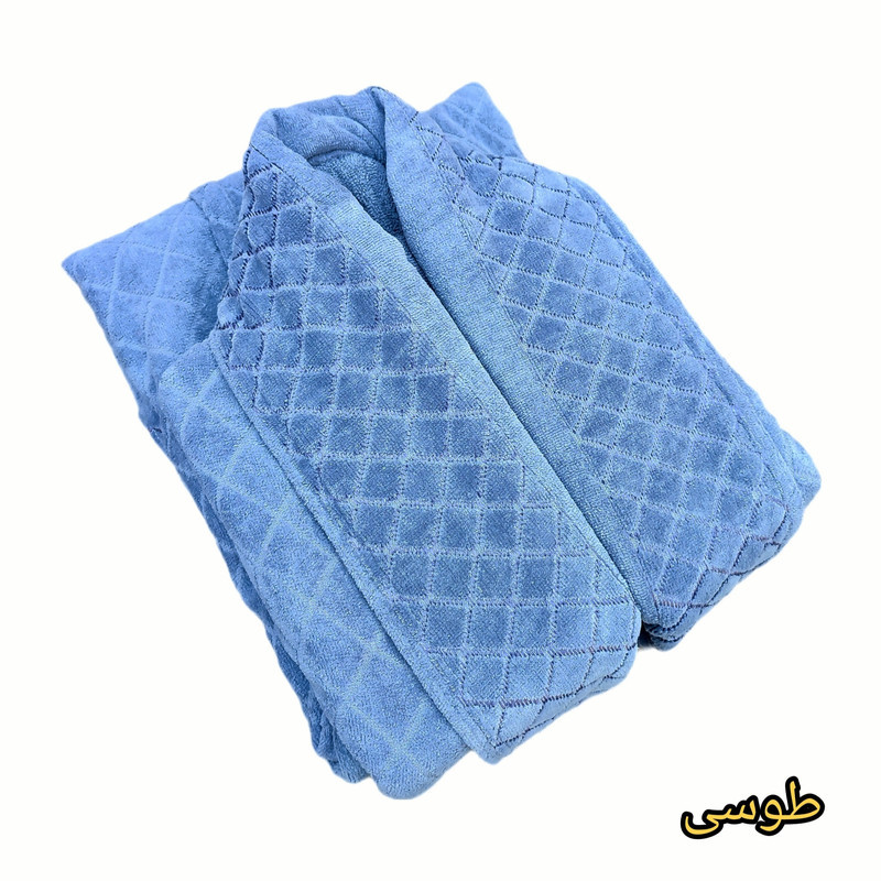حوله پالتویی پاموک طرح تنپوش شطرنجی سایز 125