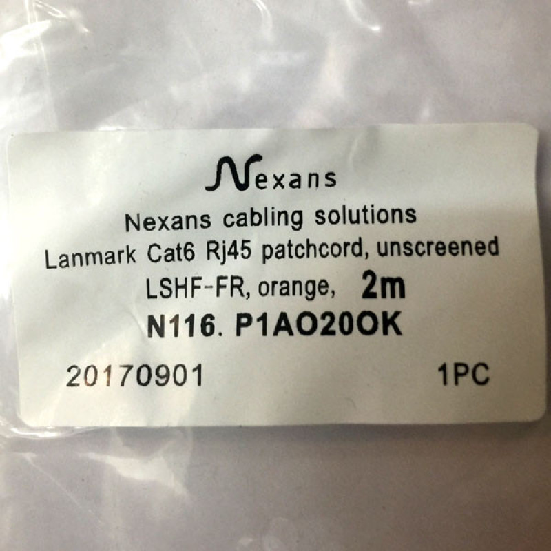 کابل شبکه Cat6 نگزنس مدل  P1AO20OK