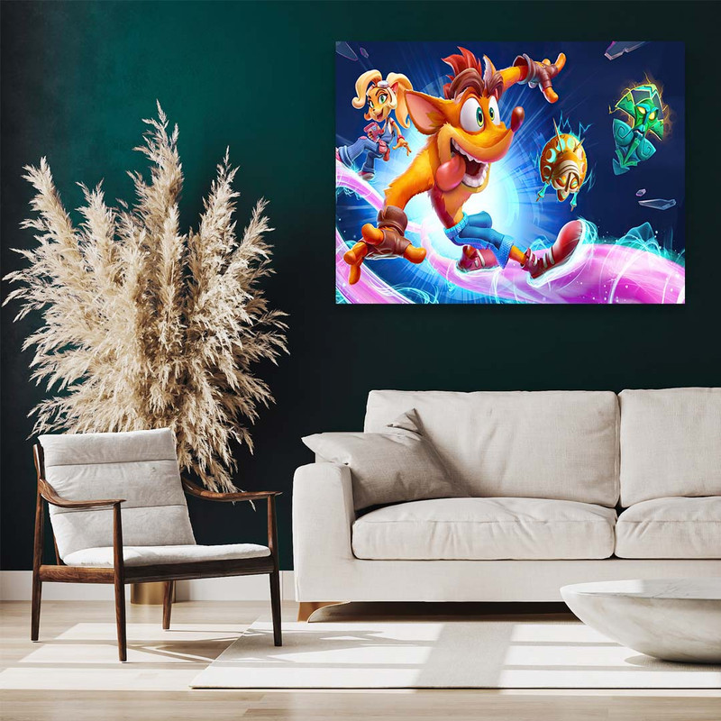 تابلو شاسی مدل crash bandicoot کد S-11040