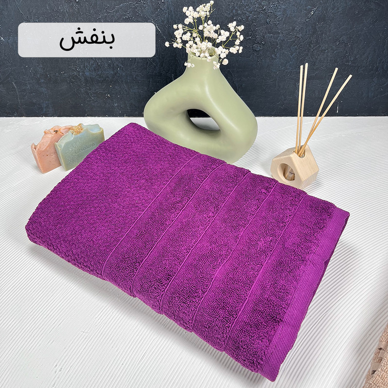 حوله حمام دنیز طرح پینار سایز 100 * 155 سانتی متر