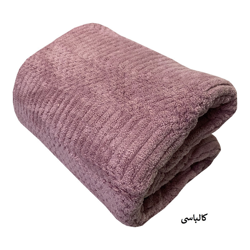 حوله دستی شایسته مدل نسترن سایز 35X75 سانتی متر