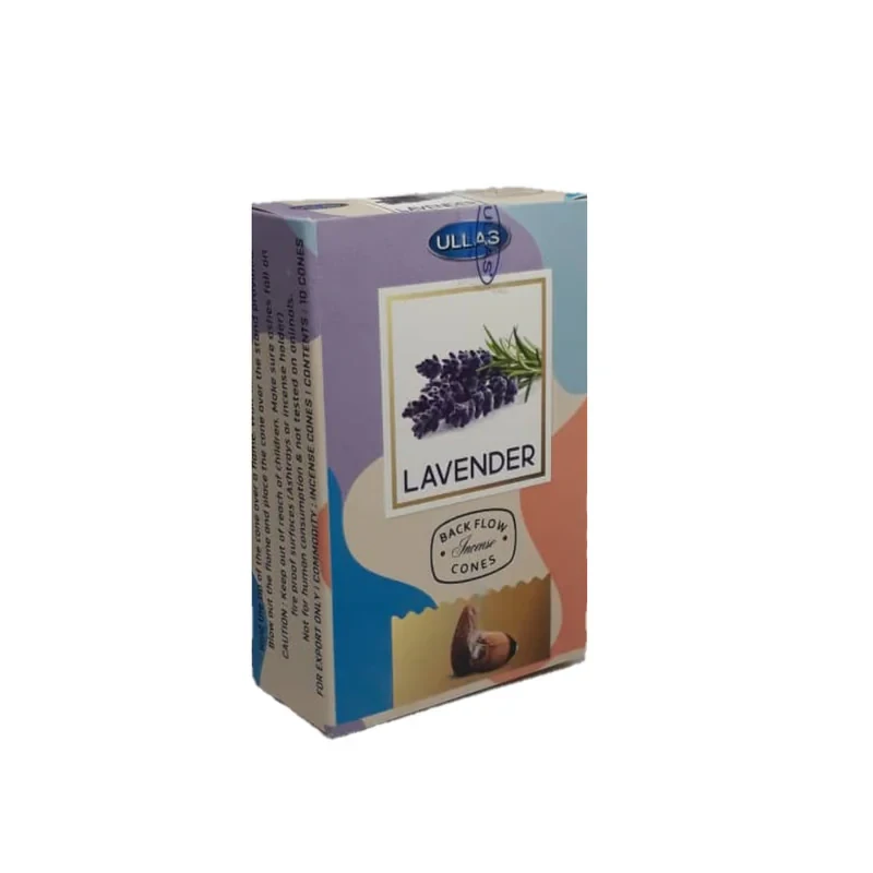 عود مدل ابشاری دستساز طرح lavender بسته 10 عددی