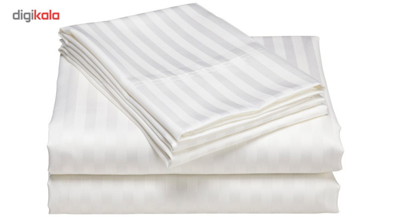 سرویس ملحفه هارمونی مدل 50Satin دونفره سه تکه