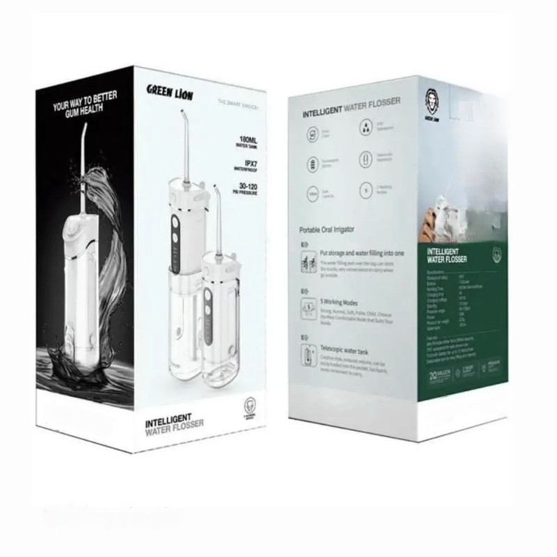 دستگاه شست‌وشوی دهان و دندان شارژی گرین لاین مدل GNPROR180MLWH
