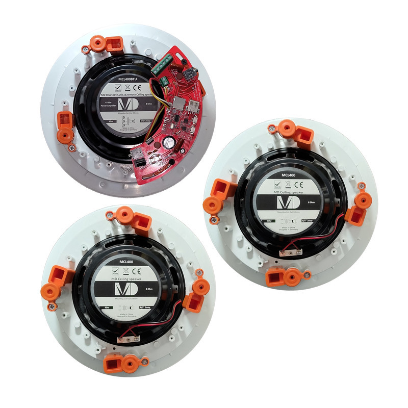 اسپیکر سقفی بلوتوثی ام دی مدل MCL400BTU3مجموعه ۳ عددی