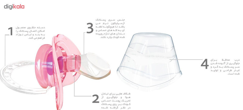 پستانک ارتودنسی مایا کد1321
