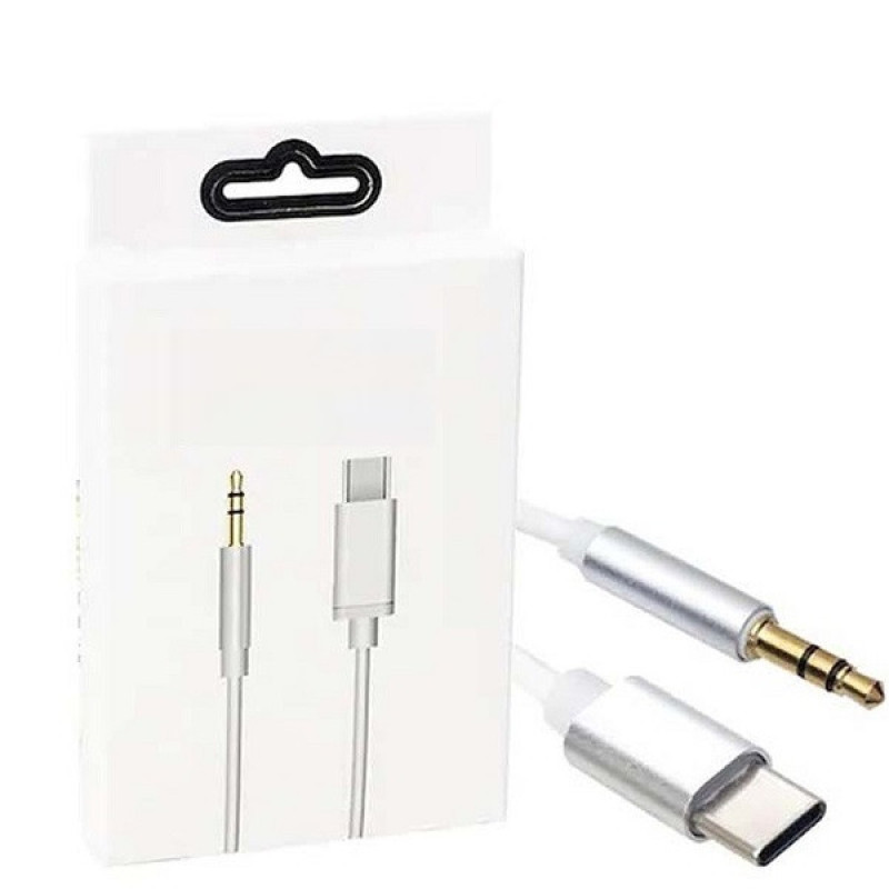 کابل تبدیل USB-C به AUX مدل JH-030 طول 1 متر