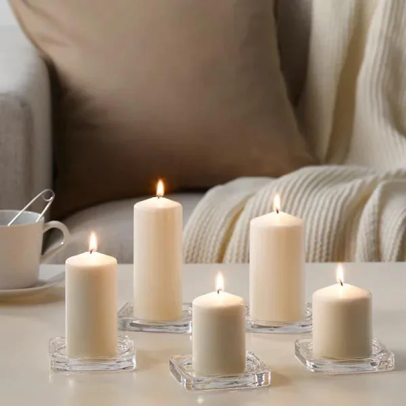 شمع ایکیا مدل IKEA-FENOMEN بسته 5 عددی