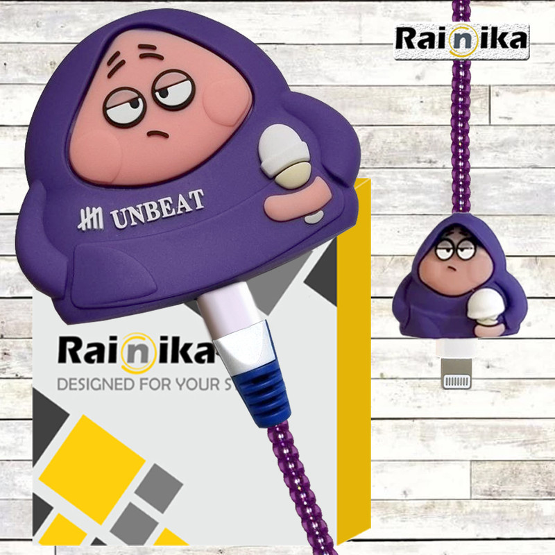 محافظ کابل شارژر دیواری رینیکا مدل Unbeat BA مناسب برای شارژر اپل 20 وات ba مجموعه 5 عددی