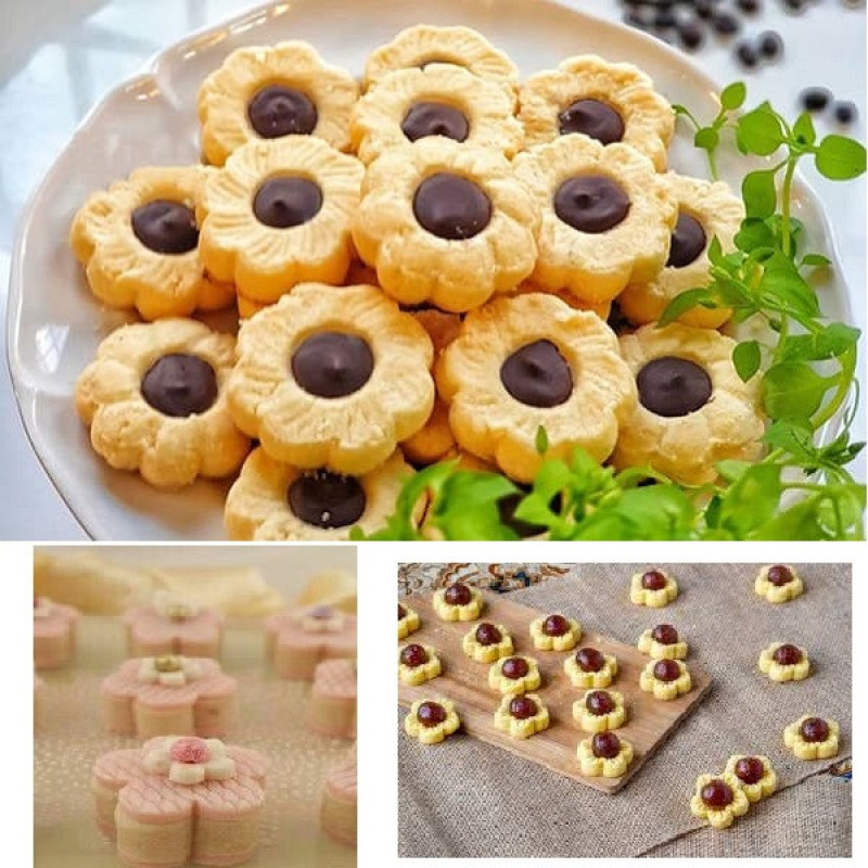 قالب شیرینی به گز مدل گل رز