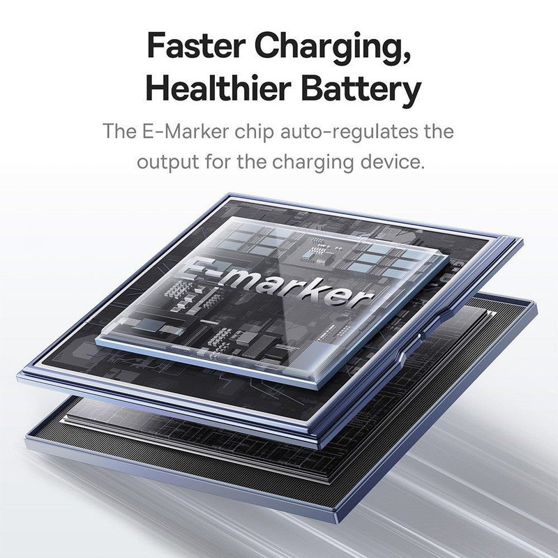 کابل USB-C بیسوس مدل Tungsten Gold Magnetic 100W طول 1 متر