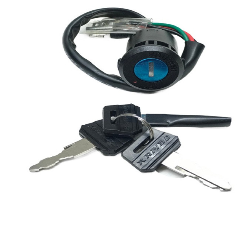 سوییچ و قفل و درب باک راپیدو مدل R-125 مجموعه 4 عددی