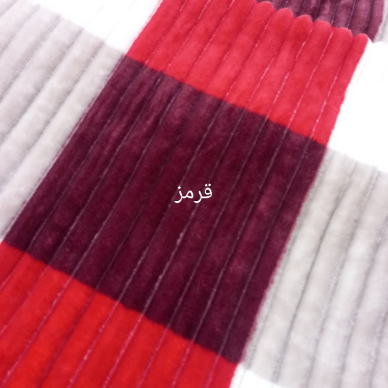 پتو مسافرتی یک مدل پلیسه 00k تک نفره سایز 150×200 سانتی متر