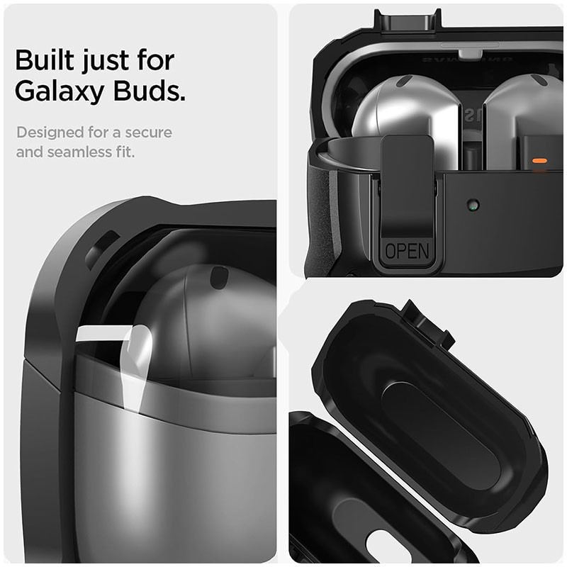 کاور انتک مدل JW Secure Lock مناسب برای کیس هدفون بی سیم سامسونگ Galaxy Buds 3  3 Pro به همراه آویز