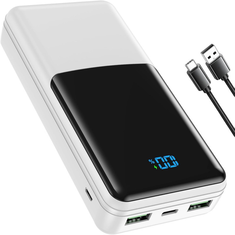 پاوربانک 30 وات مدل P300 ظرفیت 27000 میلی‌آمپرساعت به همراه کابل USB-C