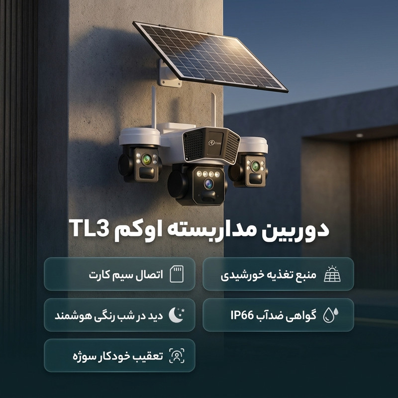 دوربین مداربسته تحت شبکه اوکم مدل TL3