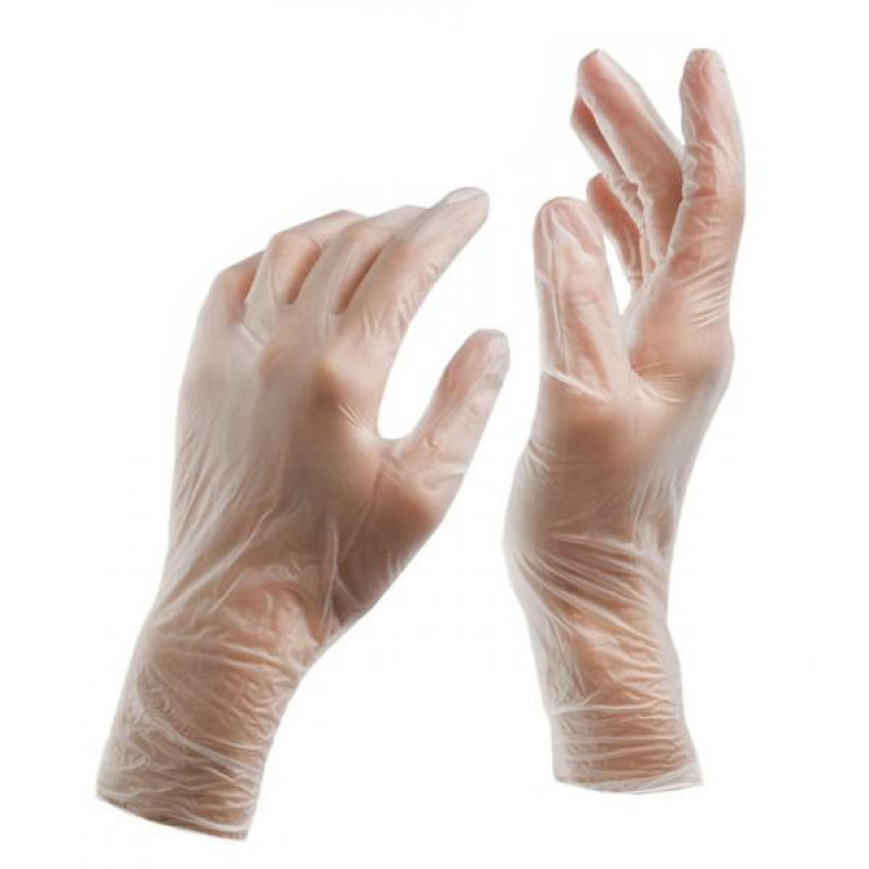 دستکش وینیل اپی پرفکت مدل 01 سایز مدیوم بسته 100 عددی