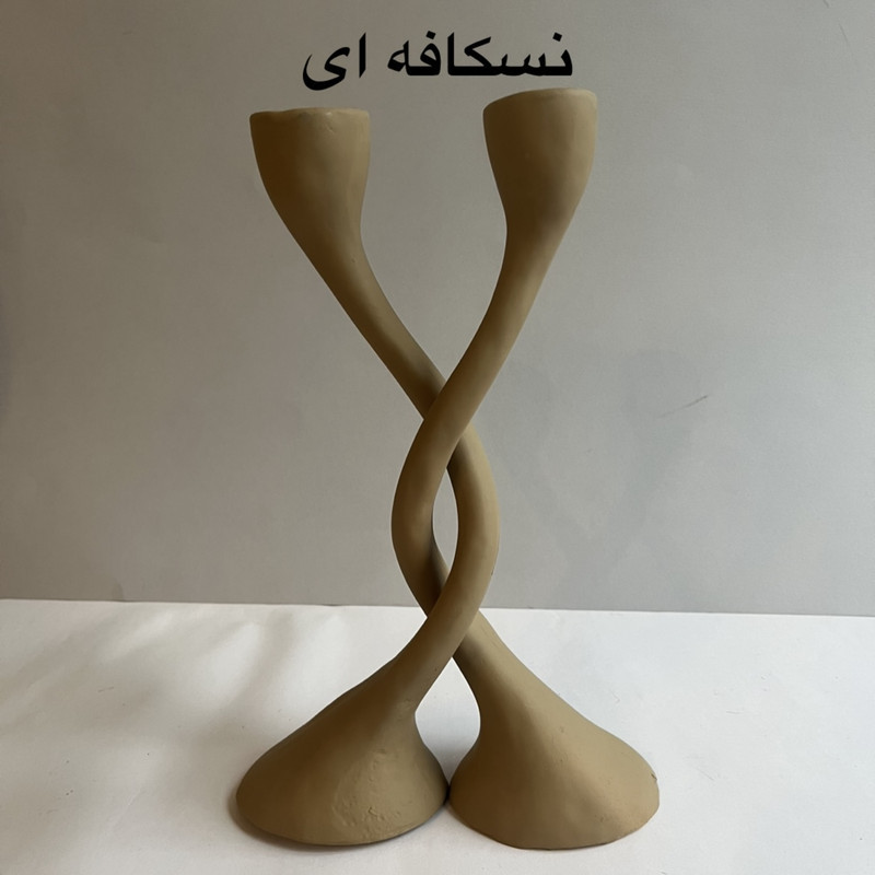 جاشمعی مدل پیچی  مناسب شمع استوانه ای مجموعه 2 عددی