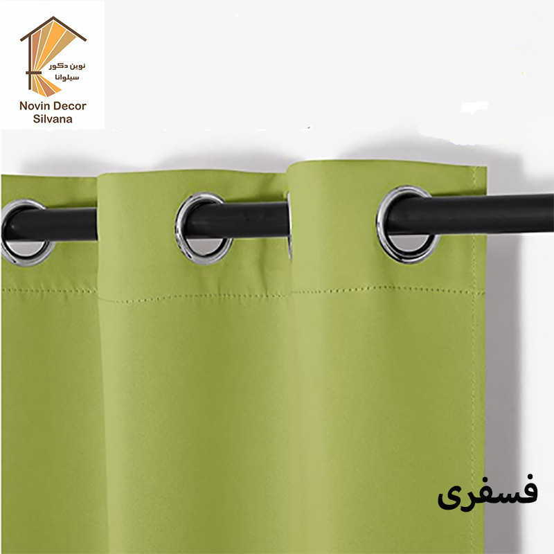 پرده نوین دکور سیلوانا مدل کتان 3 سایز 300x280 سانتی‌متر