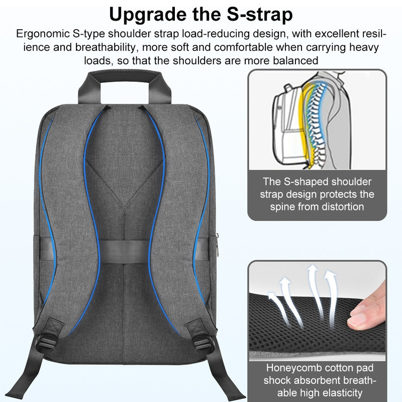 کوله پشتی لپ تاپ ویوو مدل  Minimalist backpack QBT-1333 مناسب برای لپ تاپ 15 تا 17 اینچی