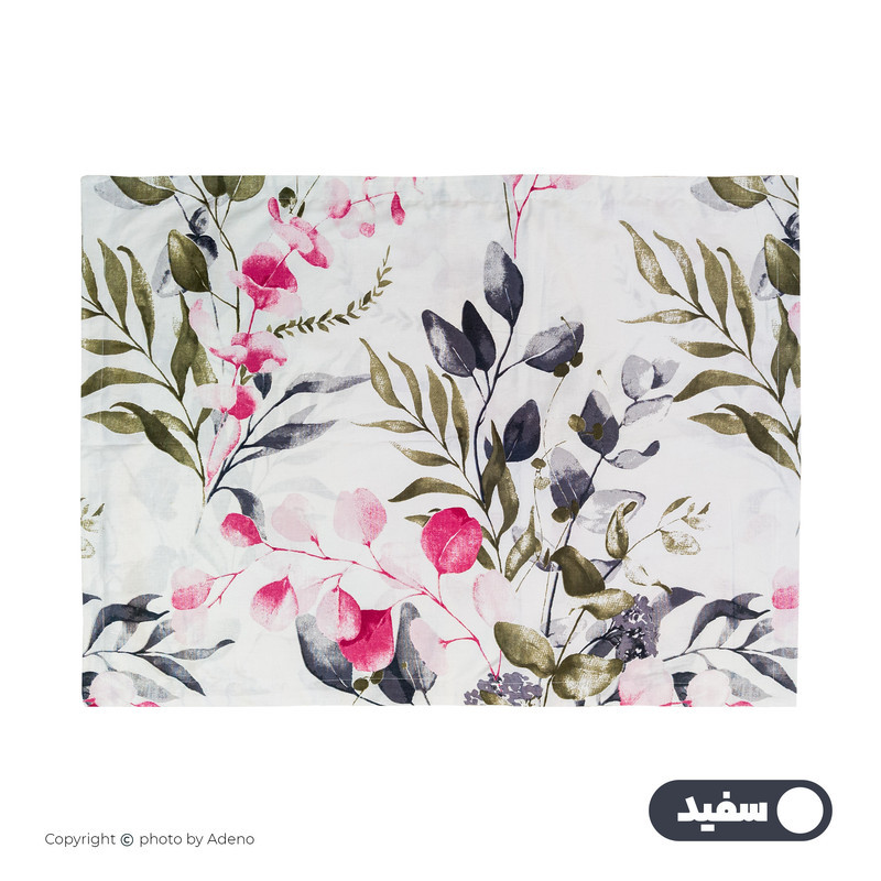 رو بالشی فیلور آدنو مدل گلسار کد FI48 سایز 70x50 سانتی متر بسته 2 عددی