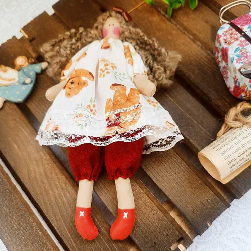 عروسک مدل تیلدا کد 39 ارتفاع 18 سانتی متر