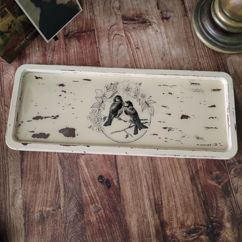 سینی بدون دسته مدل پرنده های کاسبر سایز 38*15 سانتی متر