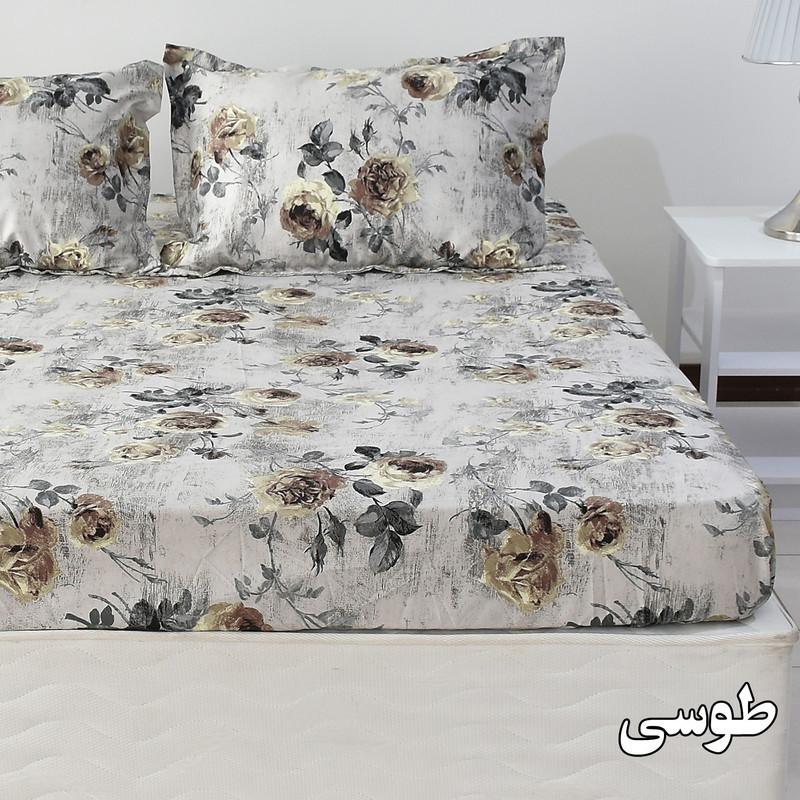 سرویس ملحفه بومرنگ مدل TNB-160 دونفره 3 تکه