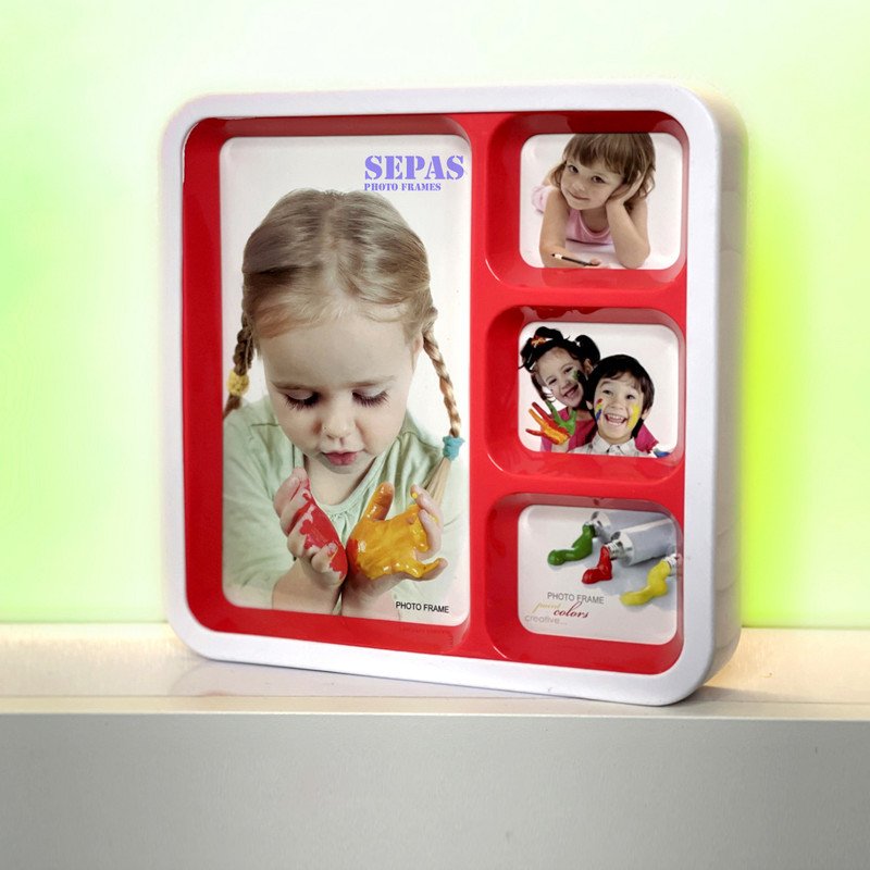 قاب عکس کودک مدل پنج عکس دورو