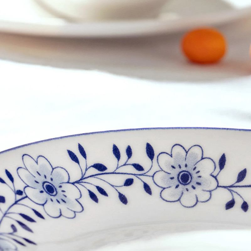 بشقاب خورش خوری مادام کوکو مدل Reve Bleu Floral 20