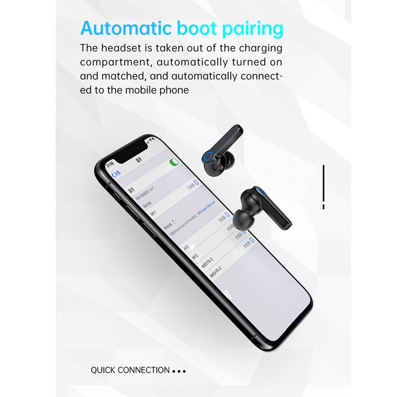 هدفون بلوتوثی مدل M19 Newest با میکروفون نویز کنسلینگ، درگاه شارژ microUSB، امکان استفاده به صورت پاوربانک