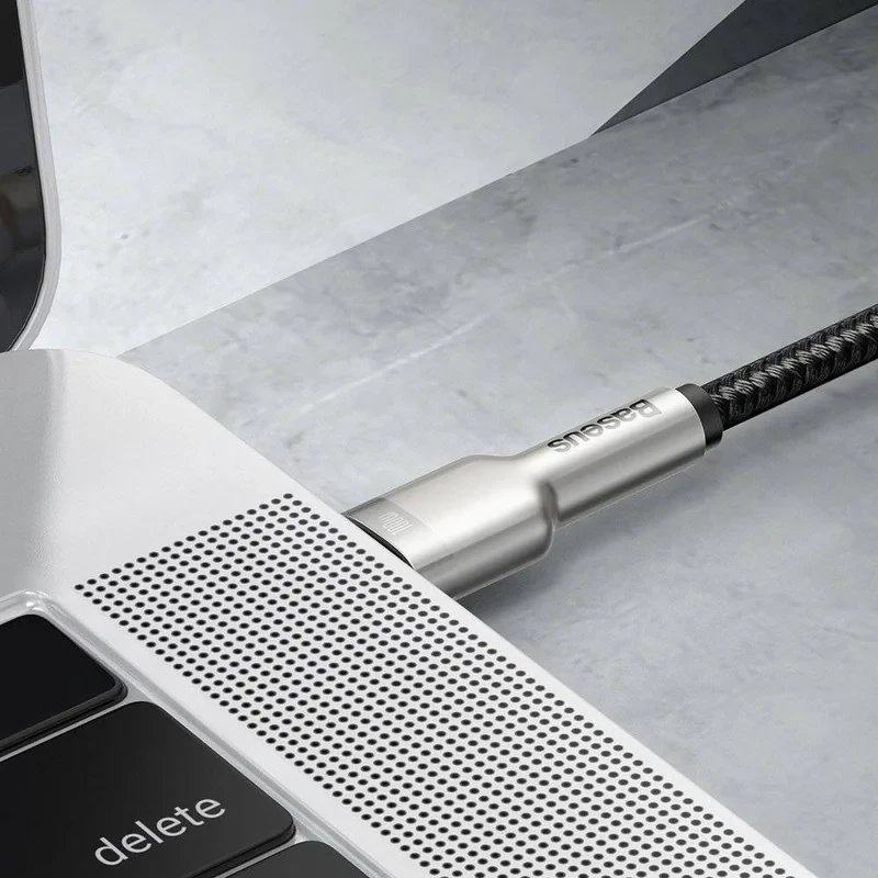 کابل تبدیل USB-C باسئوس مدل Metal Series 100W طول 2 متر