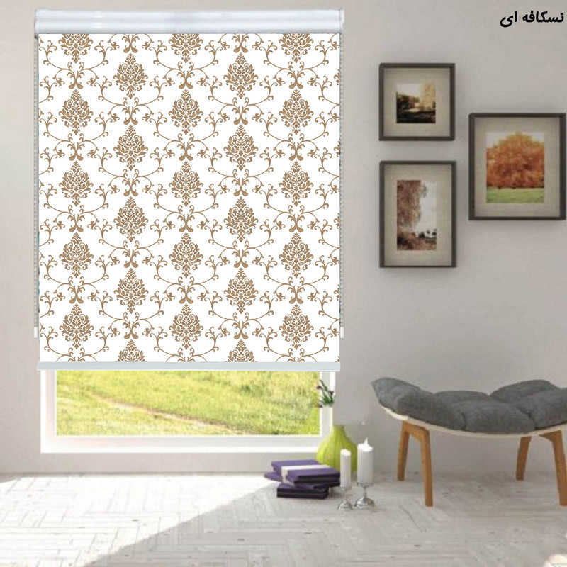 پرده زبرا شب و روز زیو کد 737 سایز 200×145 سانتی متر