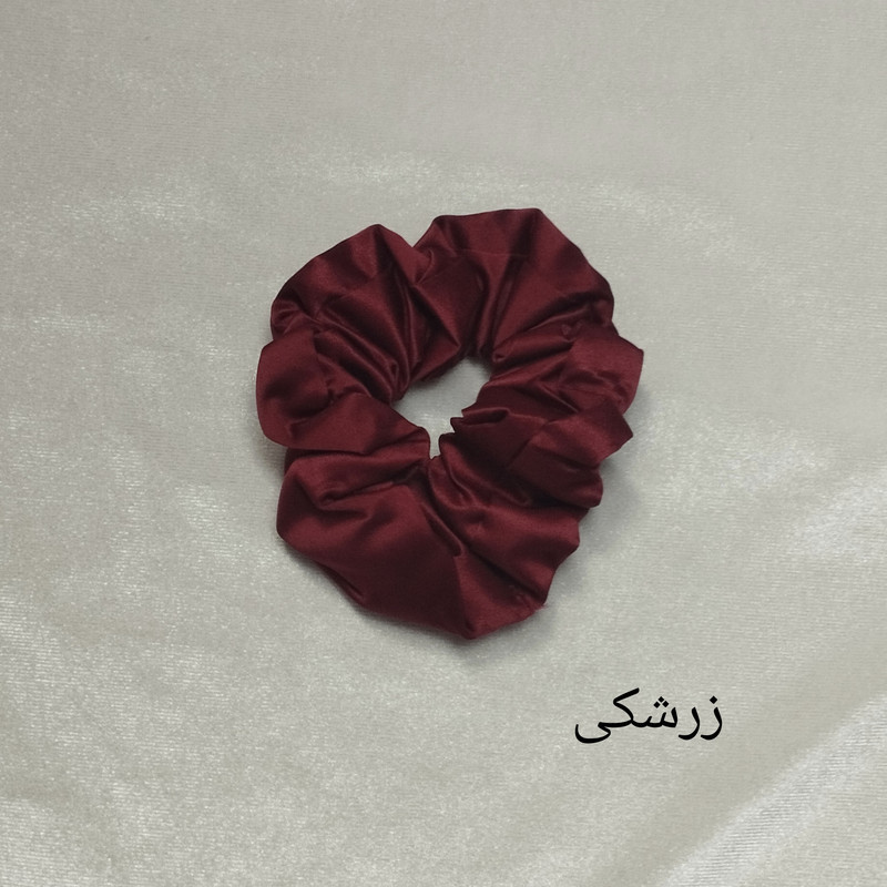 چشم بند خواب مدل ساتن گاما به همراه روبالشتی و اسکرانچی مو