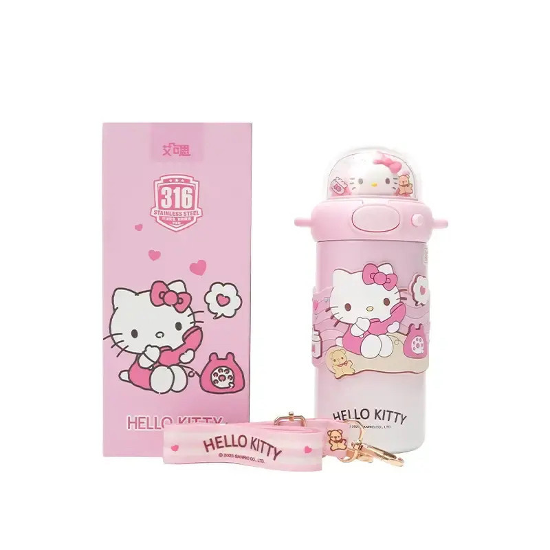 قمقمه کودک مدل HELLO KITTY گنجایش 0.58 لیتر