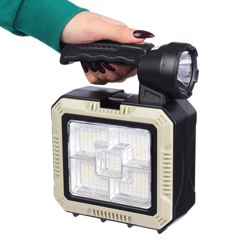 نورافکن دستی خورشیدی مدل جعبه ابزاردار کد 7739-C
