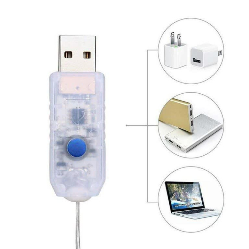 ریسه ال ای دی مدل مفتولی USB دار کد 345 طول 5 متر
