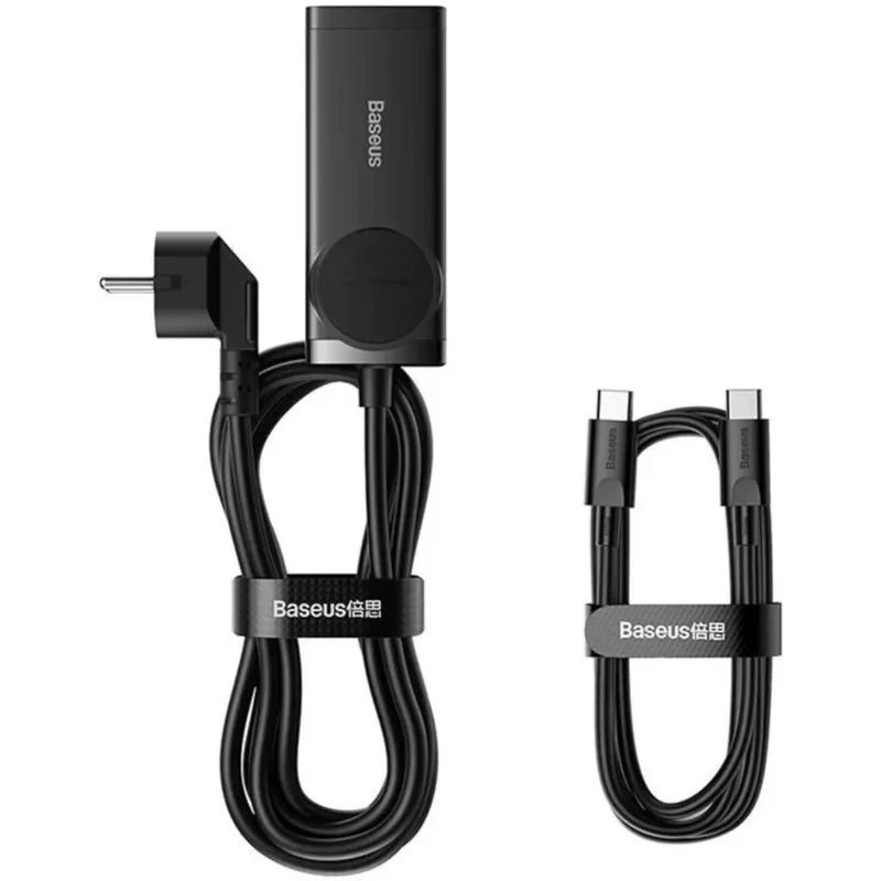 شارژر رومیزی 100 وات  بیسوس مدل CCGAN100-1ACE به همراه کابل USB-C