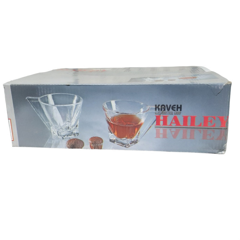 استکان بلور کاوه مدل Hailey مجموعه 6 عددی
