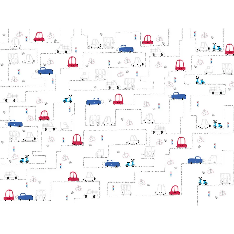 پوستر دیواری اتاق کودک طرح وسایل نقلیه کد pk138