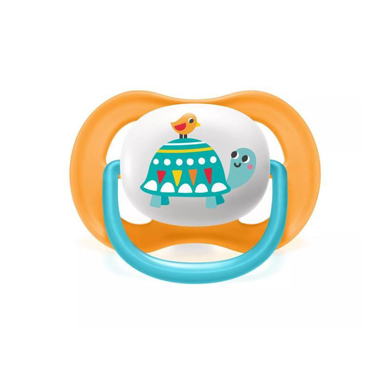 پستانک ارتودنسی اونت طرح لاکپشت و پنگوئن مدل scf 08007 بسته 2 عددی